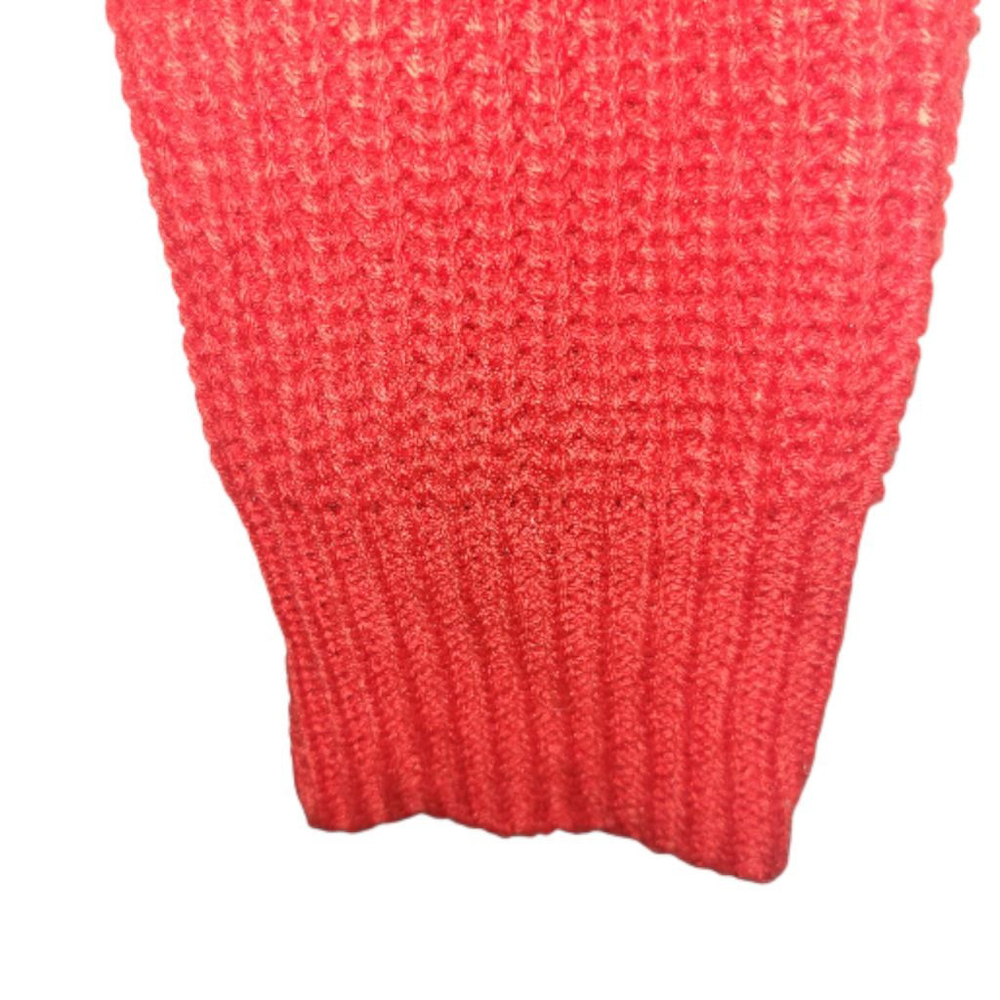 LOVE TREE Red Twist Back Knit Sweater Size L - Picture 4 of 7